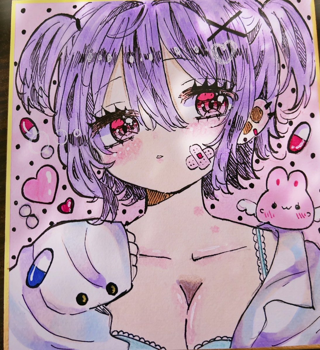 Post by 🐰ももうさぎ🐰💗水彩とコピック💗 on X: 寝起きの女の子♡