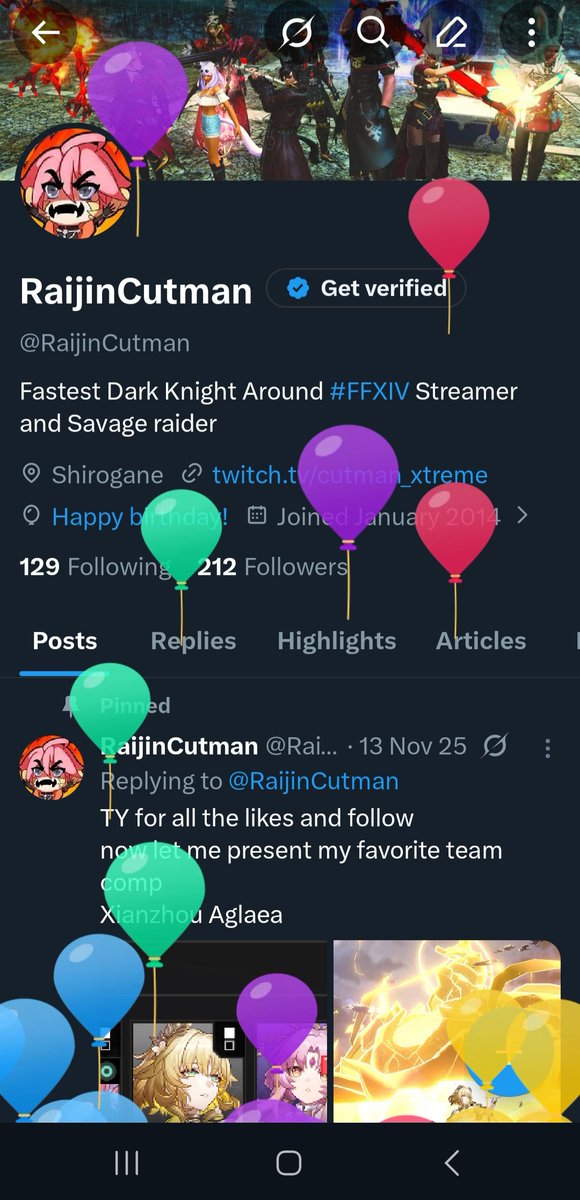RaijinCutman's tweet photo. Happy ballon day https://t.co/lFlqyfrnQh