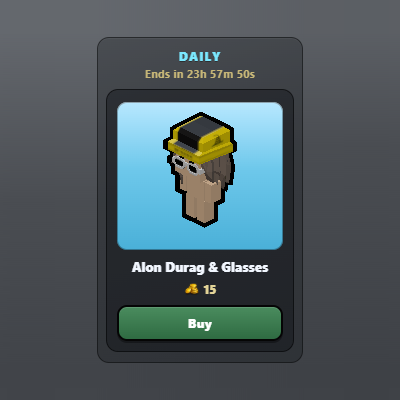 PlayKintara's tweet photo. Alon Durag &amp; Glasses are now available in the Cosmetic Shop 👕

Grab the bundle and complete the fit before it's gone!

@a1lon9 https://t.co/ZvzozQWJM4