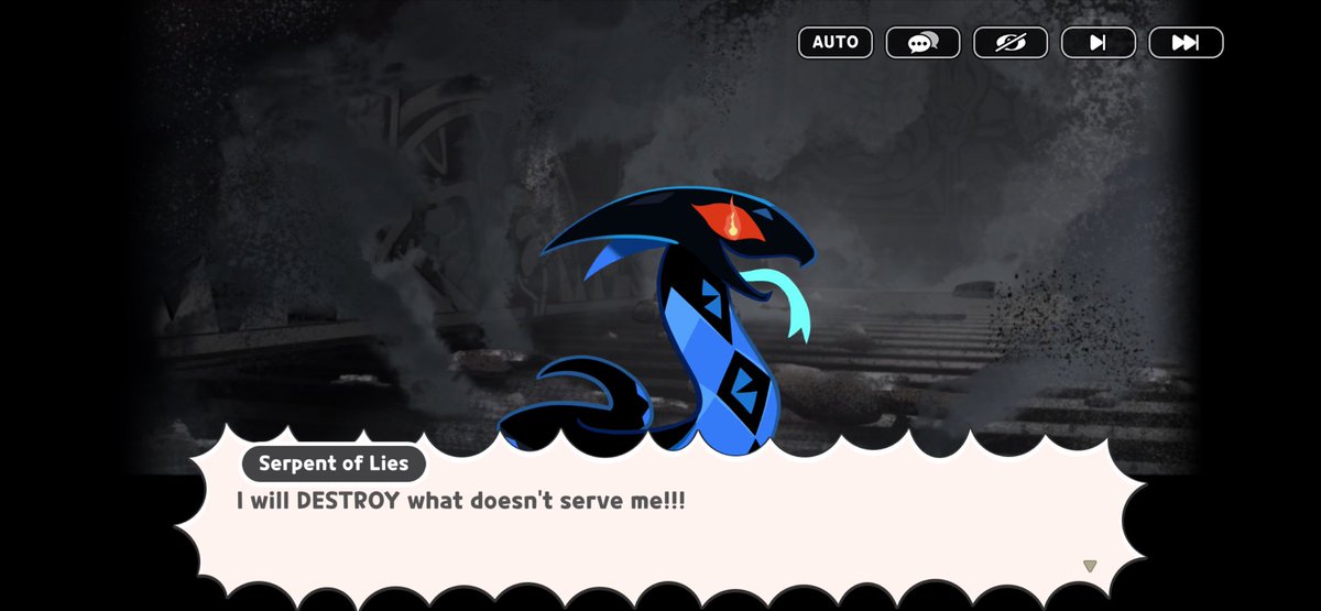 YukikoYukimura's tweet photo. \\\CRK SPOILERS

THE BEASTS SOUL JAMS CAN POSSESS HIM EVEN IN HIS SNAKE FORM!?! DAMN also poor black sapphire man he’s so concerned about shadow milk https://t.co/Pp7lK0K7aS
