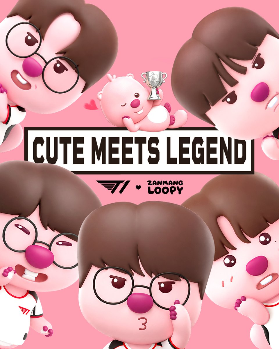 T1LoL's tweet photo. 잔망도란..잔망오너..잔망페이커..잔망페이즈..잔망케리아..
잔망루피로 변신한 T1 LoL 선수단이라니..

귀여움도 잔망도 가득 담은
T1 X 잔망루피 콜라보 제품을 만나보세요!
🔔 PRE-ORDER OPEN : 2026.06.18(Thu) 5PM 🔔
🛒: https://t.co/JJUZWb6E05

📍 중국 POP-UP STORE 특별 기획
콜라보 블라인드 박스 현장 판매, 팝업 한정 굿즈, 다양한 포토존까지 곧 만나보실 수 있습니다!
9월 중순 상하이 Coming Soon!

#TogetherAs1