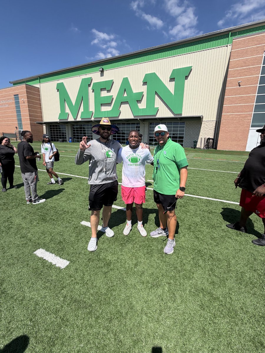 KingYa09's tweet photo. The work doesn't stop 💯. Thank you to the coaches and staff at the University of North Texas for an incredible camp experience. Blessed to compete, learn, and get better. Appreciate the opportunity to showcase my skills in front of such a great program. Looking forward to staying connected and seeing what's ahead. 
@CoachMcClain_ @MikeBloesch
@OLCoachMattox @CoachCNRoberts @JSnow56 @KendarinRay @coachburo @CoachCho_ @CPFBRecruiting @CPSNFootball