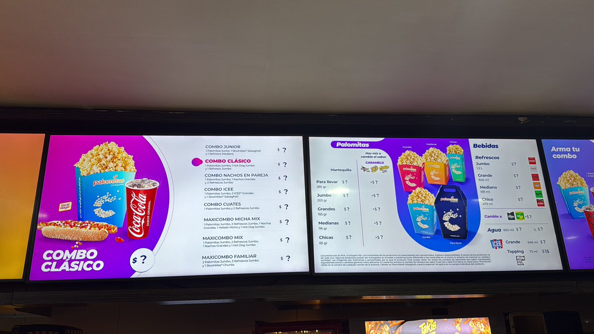 alfitotreviblu's tweet photo. Por qué @Cinepolis no tiene exhibidos los precios ????? https://t.co/t6ZAkdCiAL