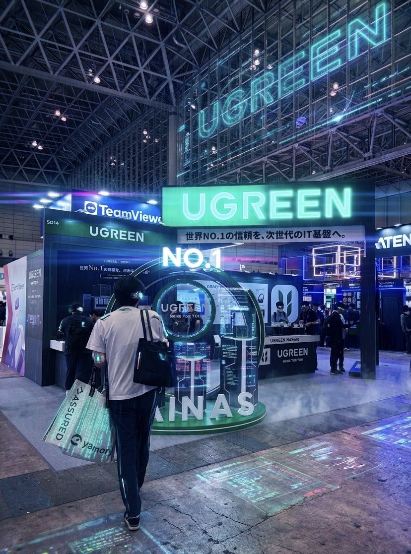 sasso_jp's tweet photo. @ugreenjapan @PixioJapan @COFO_Japan UGREENありがとう🍀

#次世代クリエイター環境
#InteropTokyo https://t.co/Z5boxOdEkw