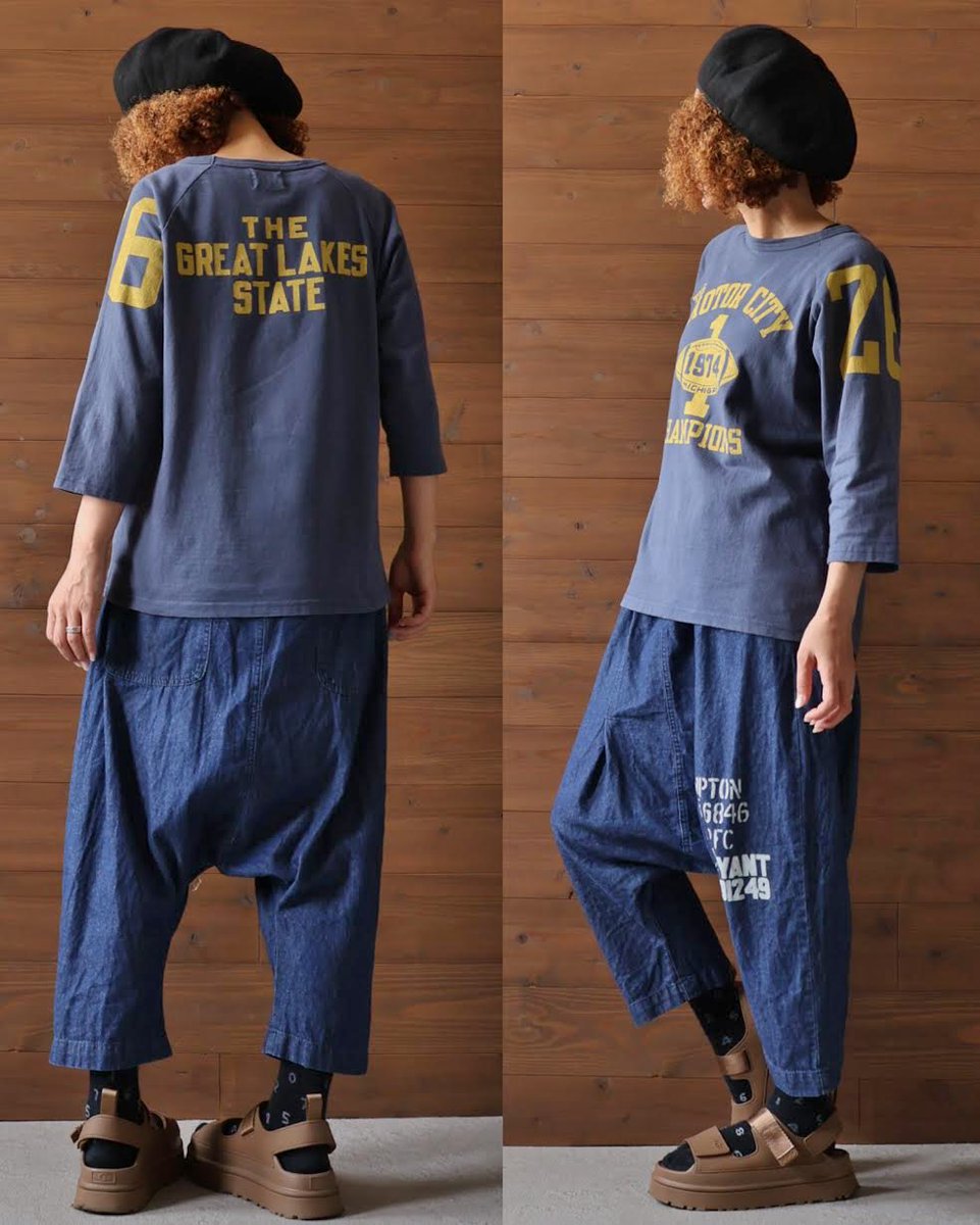 pao6939's tweet photo. PAO嫁コーデ。
tops：https://t.co/8jfc8wBTbb
bottoms：https://t.co/8aq8e1NEET
＊残り僅かです<(_ _)>＊

#PAOPAO #アメカジ #7分袖tシャツ #サルエルパンツ #デニムサルエル https://t.co/Nkqsyu82zL