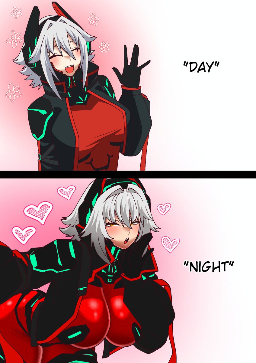 binsake6969's tweet photo. Day &amp; Night 💖💖💖 @zentreya 

#zentreya #zentreart https://t.co/XmySVDGYdW