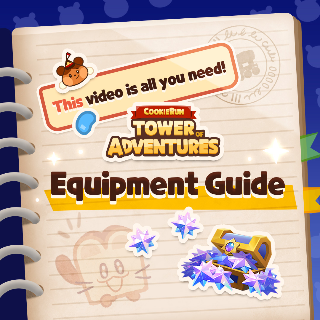 CookieRunTOA's tweet photo. You've finally obtained all the Cookies you want... But what comes next?🤔
Check out the upgrade guide and find out how to become a master of the Tower of Adventures! 🎓

📺 https://t.co/m3PwaWPA2d

📖 CookieRun: Tower of Adventures Equipment Guide Video Sharing Event! 📖

📍How to Participate
X (Formerly Twitter):
① Quote repost this post
② Add your Player ID + brief thoughts + @CookieRunTOA + required hashtags

Instagram:
① Watch the video and screenshot the tip(s) you find the most useful
② Upload a post with your Player ID + brief thoughts + @cookieruntoa + required hashtags

📌 Required Hashtags: #CookieRun #TowerOfAdventures #EquipmentGuide

🎁 Rewards
② 100 random winners: End & Beginning Crystals x2,000

📅 Event Duration
June 19 - July 14, 07:59 (KST/GMT+9)

*Instagram entries must be in regular post form.