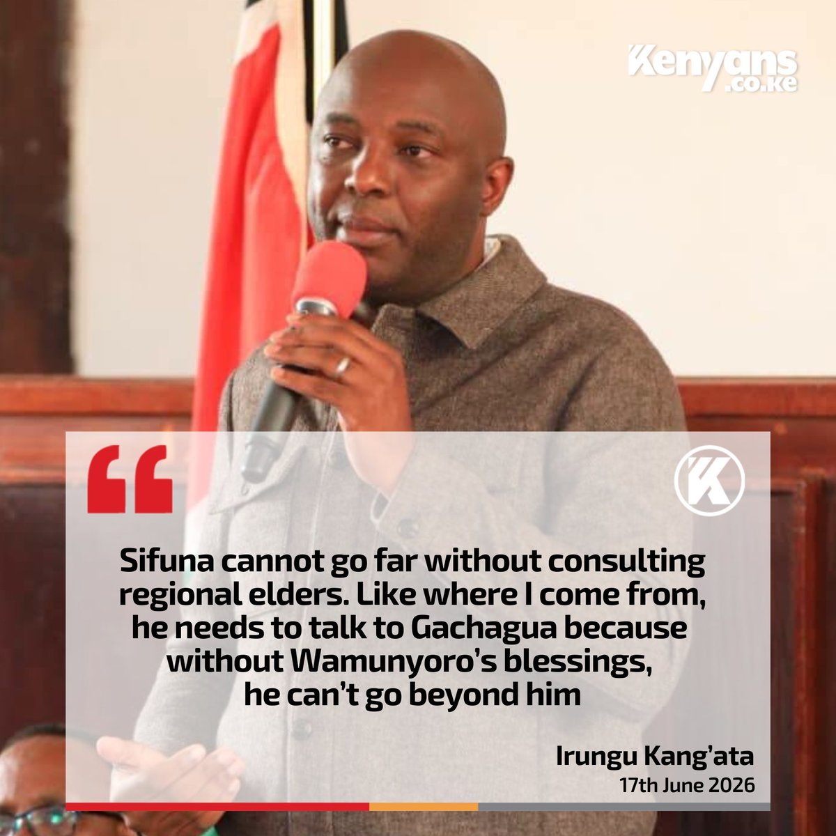 RodgersKipembe's tweet photo. I agree with Kang'ata, Sifuna can't go far. https://t.co/EdWKfw4hMU