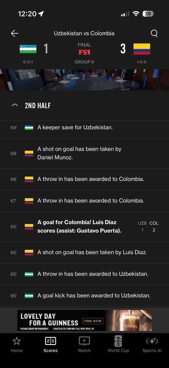 SteffanJay's tweet photo. @HardRockBet Luis Diaz had two shots on goal can you please correct? https://t.co/AH0FbZCnYT