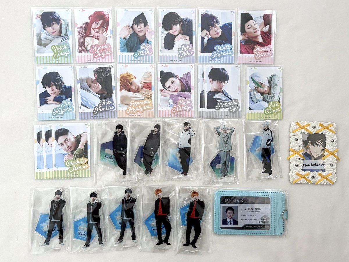 yuu_koukan0808's tweet photo. 【交換 譲渡】舞台 エピソード凪 ブルステ Re エピ凪  ランブロ ブロマイド 特典トレカ

譲 ▶︎ 画像1.2

求 ▶ 画像3

◎19日ソワレ前後手渡しor 郵送
◎トレカは譲渡のみ
◎お声がけ重なる場合纏めての方優先

お気軽にお声がけください𓂃❁⃘𓈒𓏸 https://t.co/LdkH006BgR