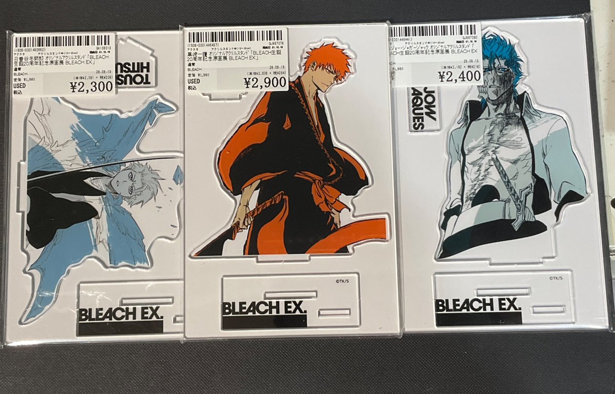 雑貨商品情報】 ｢BLEACH生誕20周年記念原画展 BLEACH EX.｣ｵﾘｼﾞﾅﾙｱｸﾘﾙ