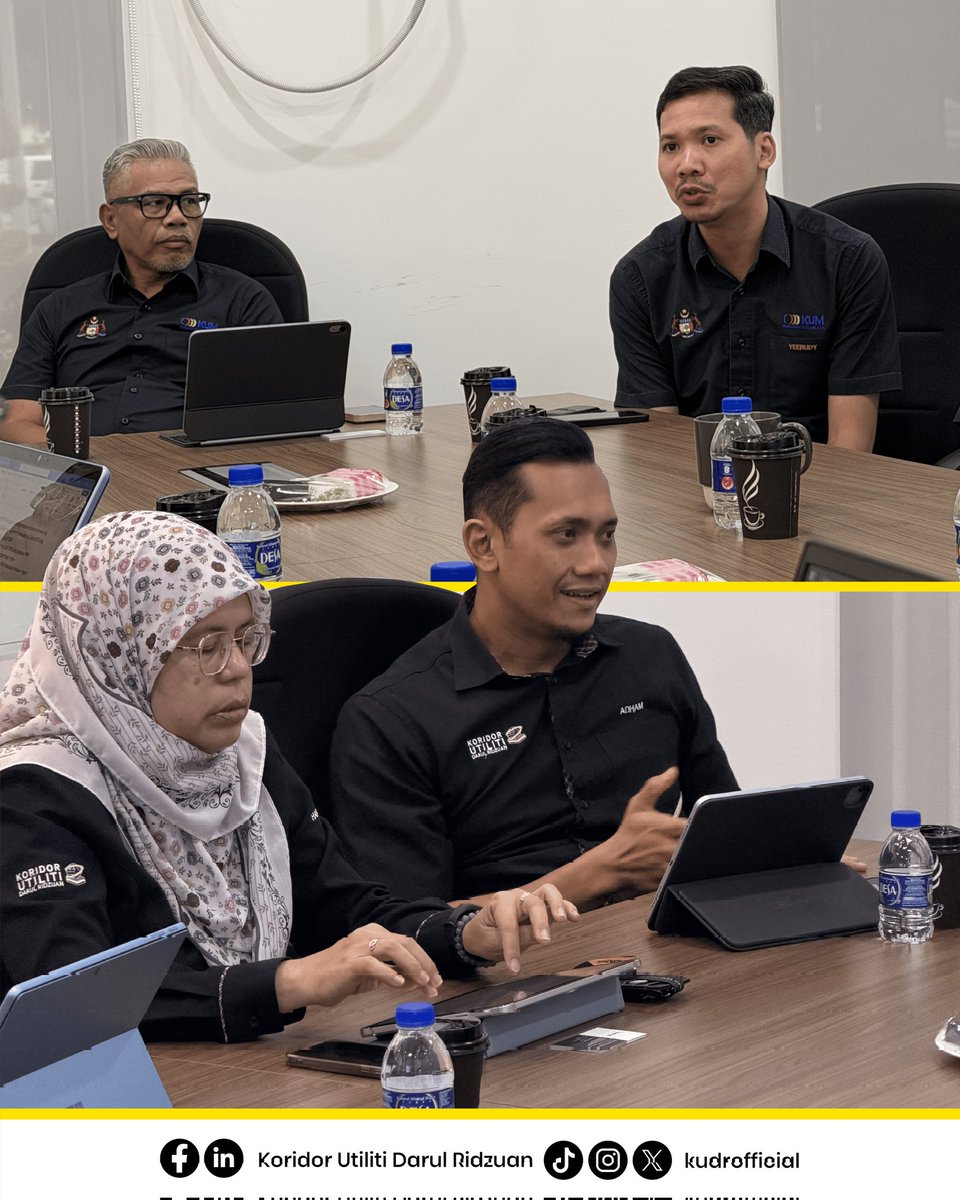 KUDRofficial's tweet photo. KUDR berpeluang mengadakan sesi perkongsian bersama KUM yang memperkenalkan model common ducting, open access dan shared pole bagi mengoptimumkan penggunaan ruang, mengurangkan pertindihan infrastruktur serta meningkatkan kecekapan projek utiliti. 
#KUDR #KUM https://t.co/EggaKkifVp