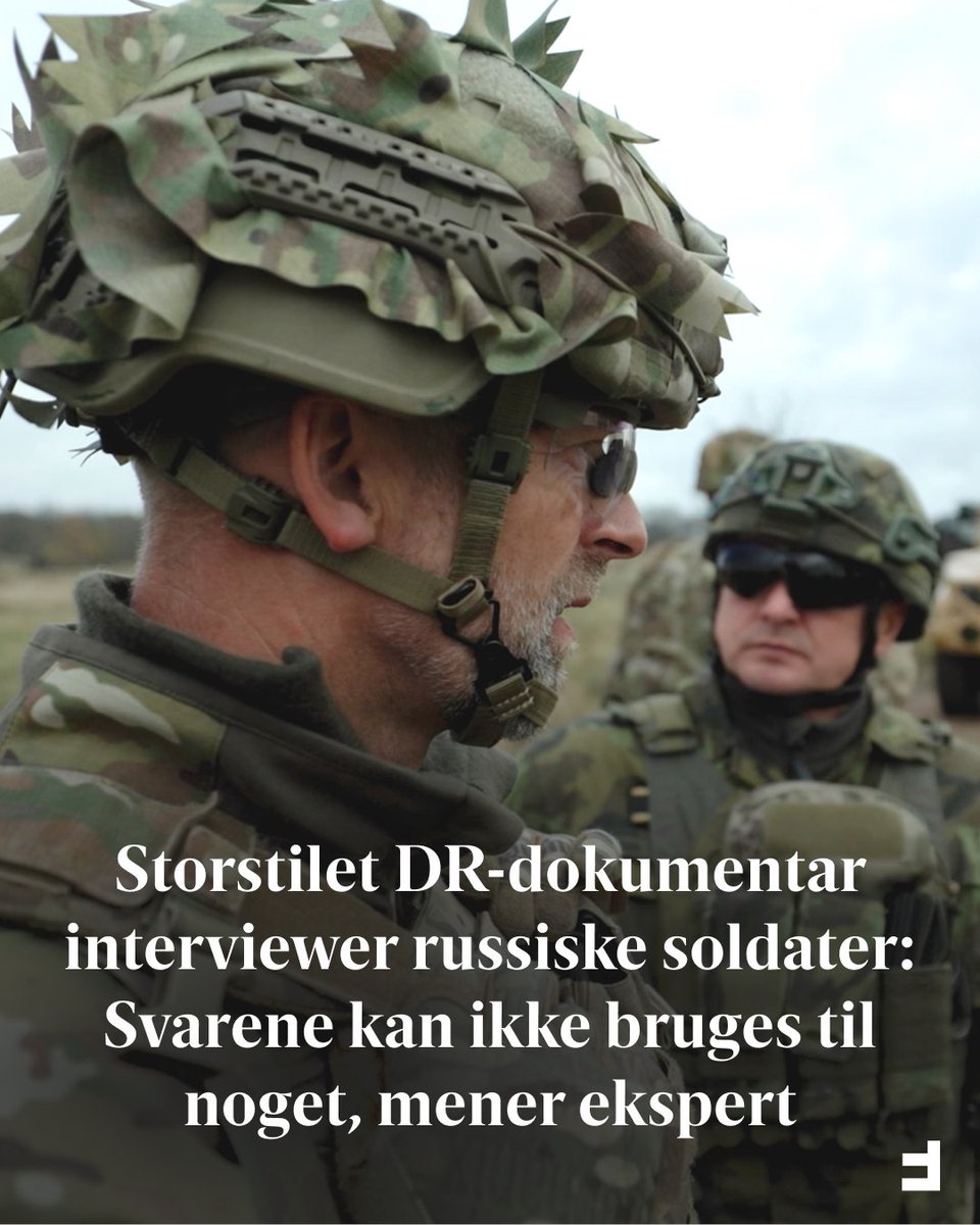 frihedsbrevet's tweet photo. I DR's nye dokumentar 'Krigsplan Europa' har man fået russiske soldater til at svare på spørgsmålet om, hvorvidt de er klar til at gå i krig mod NATO, hvis det skulle komme så vidt.

Svarene er givet til det, de tror, er en regime-tro russisk journalist. Så siger de ikke bare det, Kreml gerne vil høre?

Det mener en professor, som Frihedsbrevet har talt med, i hvert fald, men DR afviser kritikken. 

Læs hele historien her: https://t.co/0b42HKAjBu

(Foto: DR Presse/fotograf Klaus Nedergaard)