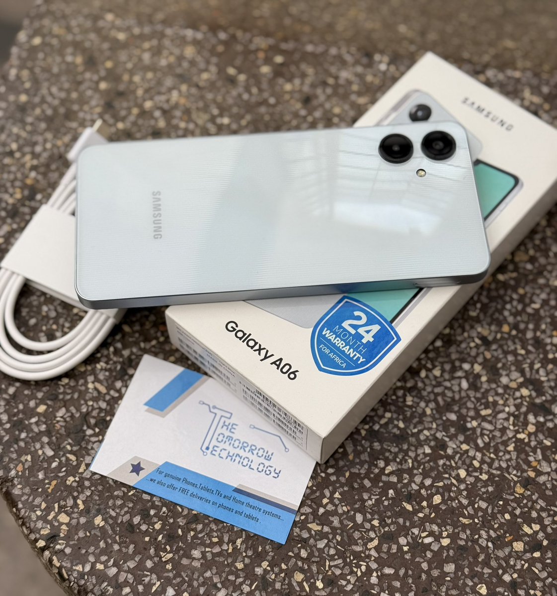 TheTomorrowTech's tweet photo. 🔥 ONLY KSH.13,499! 🔥

📱 Samsung Galaxy A06  
4GB RAM | 128GB Storage  
💰 @ Ksh.13,499

📍 Kenya Cinema Plaza, 5th Floor – Shop 5-1C  
📞 0705 596 611  
🚚 Delivery Available  

bomayangu dream #MainaAndKingangi Portugal Ronaldo Messi Croatia @Classic105Kenya @ItsMainaKageni https://t.co/YICILNWAxd