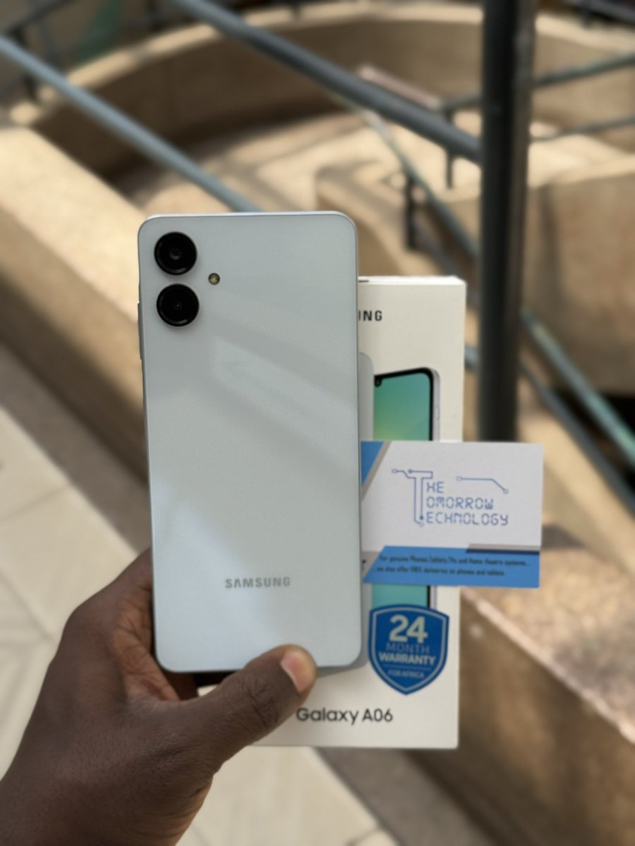 TheTomorrowTech's tweet photo. 🔥 ONLY KSH.13,499! 🔥

📱 Samsung Galaxy A06  
4GB RAM | 128GB Storage  
💰 @ Ksh.13,499

📍 Kenya Cinema Plaza, 5th Floor – Shop 5-1C  
📞 0705 596 611  
🚚 Delivery Available  

bomayangu dream #MainaAndKingangi Portugal Ronaldo Messi Croatia @Classic105Kenya @ItsMainaKageni https://t.co/YICILNWAxd
