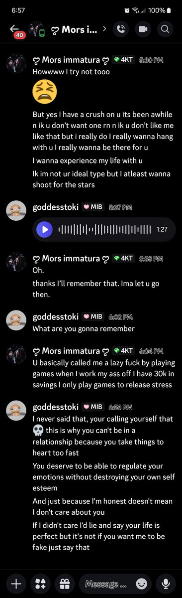 SpoilToki's tweet photo. Toki why wont you be my friend?
Because people are fake asf. This person asked me to help them with their rent 3 days ago and I told them I would but also gave them advice on what to do incase I couldn't do it on time before he got kicked out supposedly. I hate cowards like this. https://t.co/UA0CTuscy3
