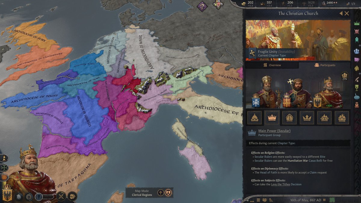 strategytr's tweet photo. ⛪ Crusader Kings III: By God Alone 30 Eylül'de Çıkıyor https://t.co/X2xkMrFh6f