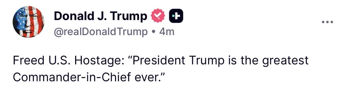 MAGAVoice's tweet photo. HE’S RIGHT. PRESIDENT TRUMP IS THE BEST https://t.co/Ft5i7jvNd2