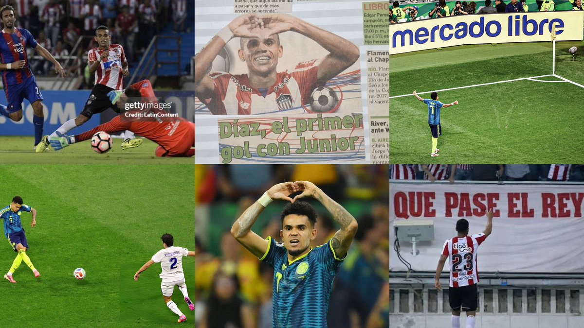 WillyFPC's tweet photo. Primer gol en @JuniorClubSA (2017) / Primer gol en el Mundial (2026)

Luis Díaz 🇨🇴 https://t.co/MwYbO2FtIX