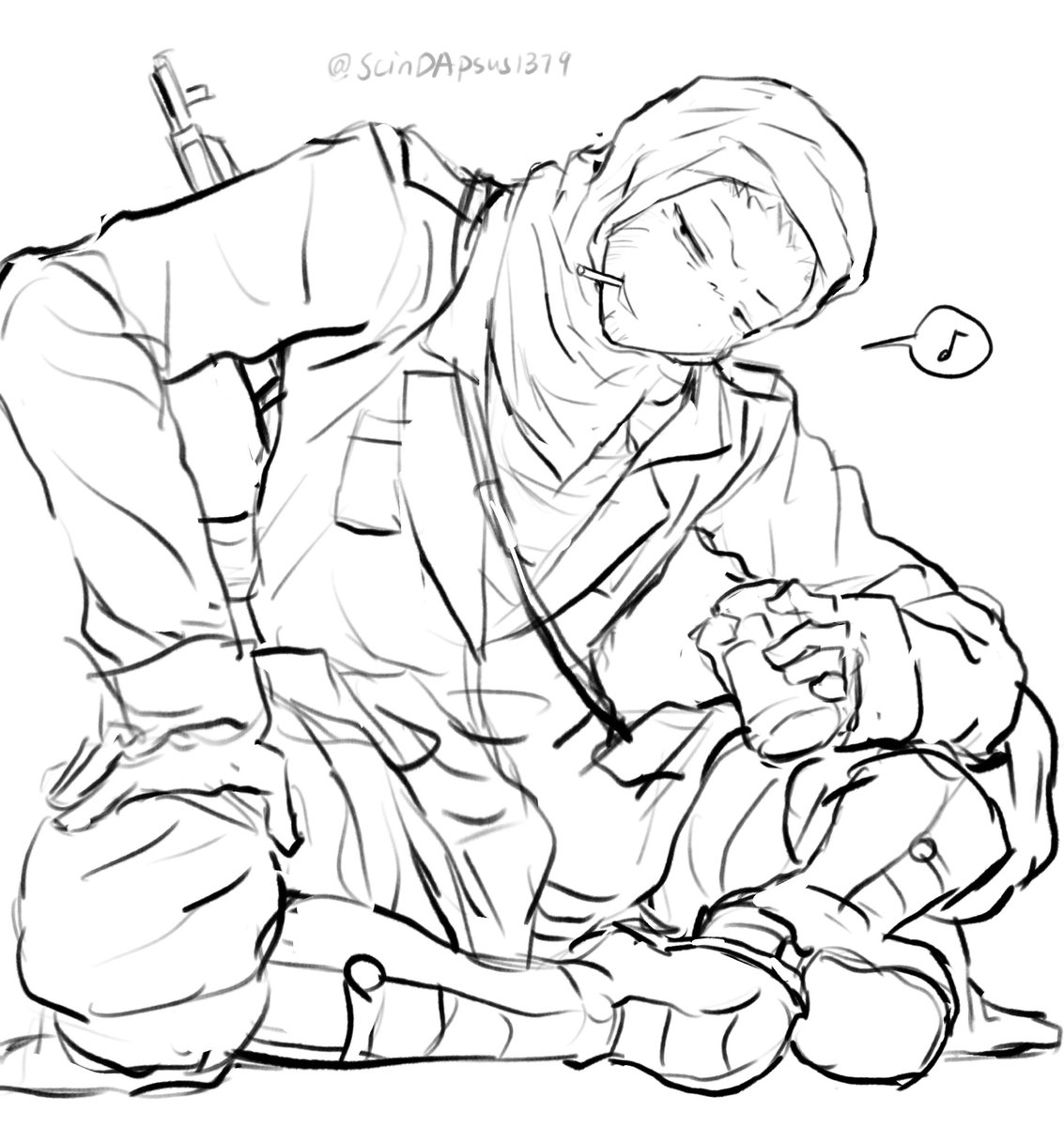 ScinDApsus1379's tweet photo. 还没上色 https://t.co/o4ZymQ8VUw
