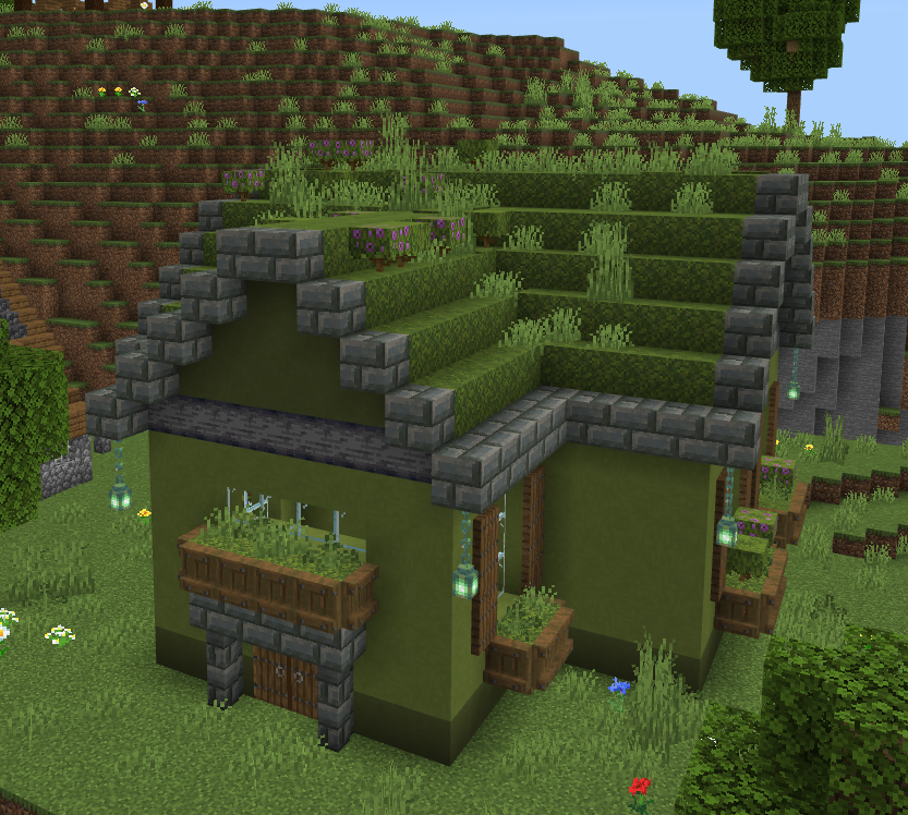 LuigiTKO's tweet photo. made a greenhouse. it's just like a regular house but with the key distinction that it is Green https://t.co/el1mVe4WmE