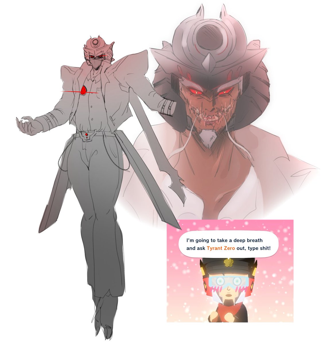 licoricesus's tweet photo. Awesome lesbian couple and evil intimidating horse(?) https://t.co/m9cg3kwjOo