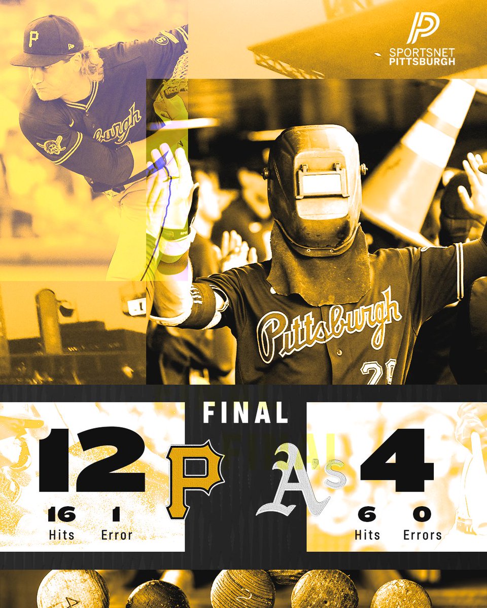 SNPittsburgh's tweet photo. EASY BREEZY BALLGAME 🏴‍☠️ https://t.co/i4GLXHcnPd