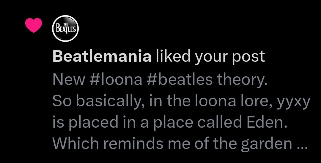 Loona_MD's tweet photo. The concept of the Beatlemania account being aware of loona https://t.co/juyZTcMZVZ