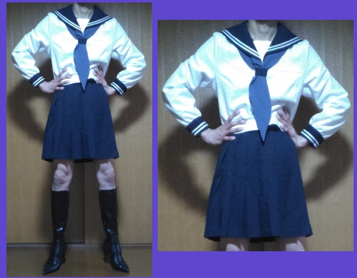 ExciteYukko's tweet photo. 私も神山高の女子制服着て何が目的かと言いますと、
かっこよく決めたりかわいく決めたり、
モデルになったような気分にコンテストを受けていると思います。 https://t.co/G6T53oKMhc