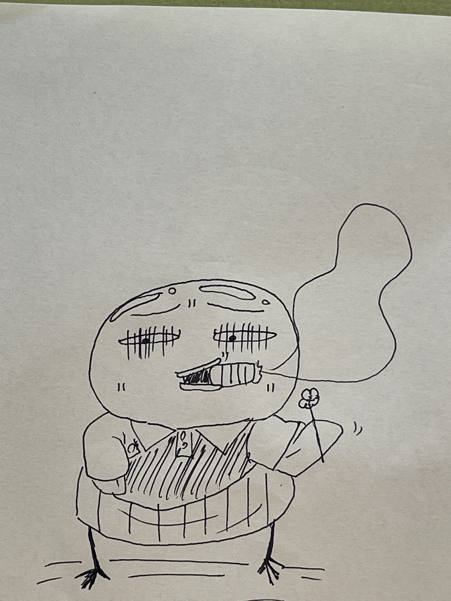 sanginalia's tweet photo. …舐めやがって！
#ゆるキャラ
#ウグイス　#アヒル　#スズメ　
#カラス　#ニワトリ　#ハト　
#落書き https://t.co/jiDvQ91M9J