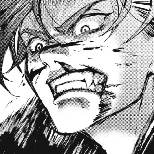 ok so is it like a rite of passage for the exorcists to file their teeth into FANGS to fight demons or what. imagine you get annointed to fight demons and you get bonus drip as a weapon against evil 