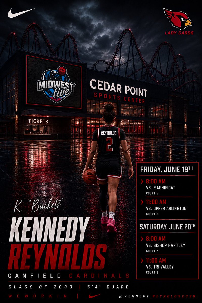 KennedyBuckets's tweet photo. Excited to play this weekend #LetsGoCards https://t.co/Xy3WbZZzmK