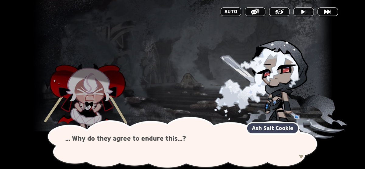 YukikoYukimura's tweet photo. \\\CRK SPOILERS 

The fact that both black sapphire and candy apple are willing to literally get themselves killed/almost killed for shadow milk is so sad to me. Like they genuinely have no regard for their own wellbeing if it means making sure whatever SMC wants or plans succeed https://t.co/k8lCxFyIv6