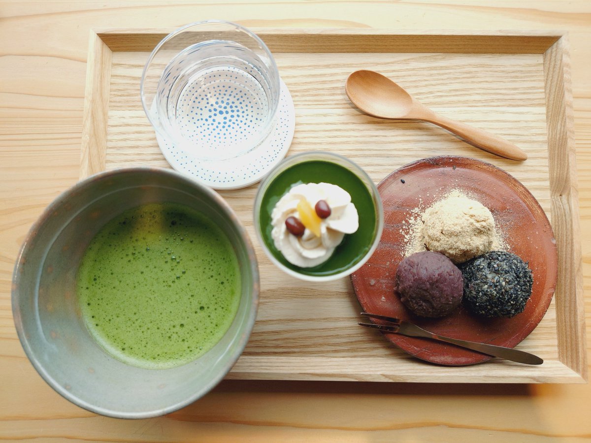 CafeSamurai's tweet photo. 昨日はハピバさんとのお祝いデイズでした♪モーニングのあと少しドライブして、おはぎと抹茶のお店『and BLUESTAR』へ行ったり♪
寿司ランチの後の猫カフェは同行せず一旦離脱後の待機でマックカフェ、合流後のスタバ、夜ご飯までの日本茶カフェは満員御礼で入れず、みたいなカフェ巡りもありました♪ https://t.co/6ID2FFJGtm