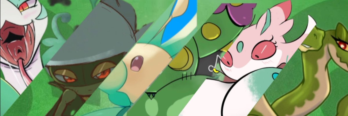 TH0RNLESSROSE's tweet photo. ( ၴႅၴ During this event, we follow Rose as she is flung across time and space, and being spat out into the realm of Pokemon!

Her team consists purely out of Grass type Pokemon! Each of her captured Pokemon are female, but can be intersex upon request! https://t.co/xYGW8v0Cl3