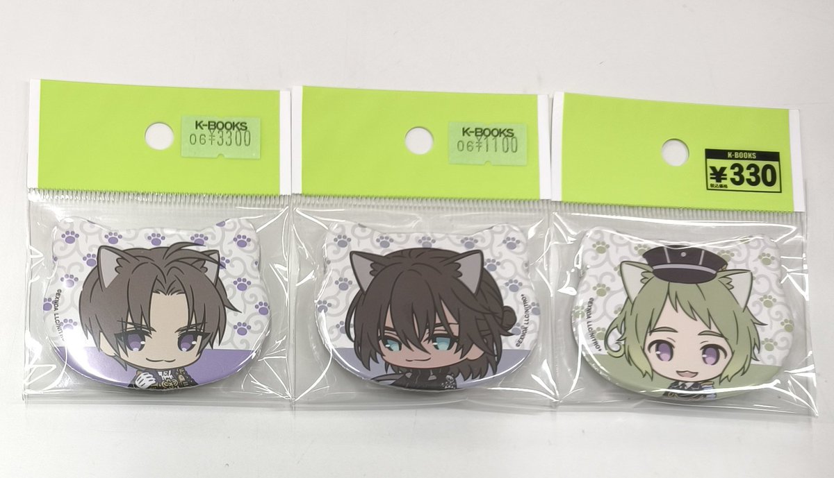 入荷情報】 刀剣乱舞 とうらぶ 刀猫男士 とうにゃん 猫耳缶バッジ へし