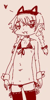 ちかごろのらくがき1 たぬーガール
