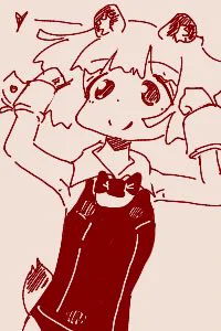 ちかごろのらくがき1 たぬーガール