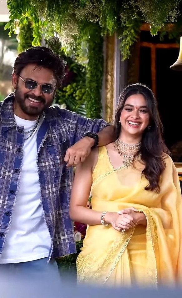 srikaran1's tweet photo. Venky - Keerthysuresh first time pair👌👌
#VenkyAnil5 https://t.co/WjKJkl9Vri