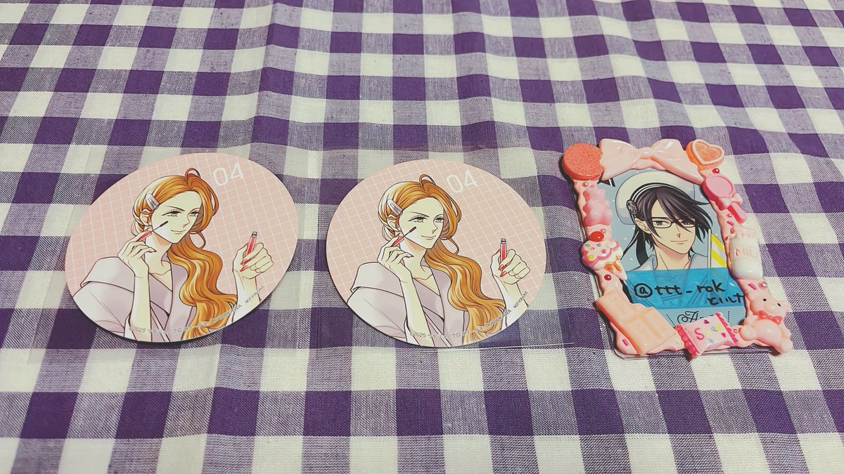 ttt_rok's tweet photo. 【交換 譲渡】 BROTHERS CONFLICT ブラコン スイパラ チェキ風 ミニアクスタ 特典ポスカ コースター

譲 → 雅臣 右京 要 光 昴 琉生 祈織 弥

求 → 梓 or 定価（特典 コースターは1枚200円）

お気軽にお声掛けください！ https://t.co/61GY3kWkQb