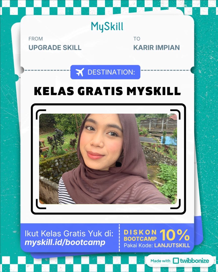 pinkycomfy's tweet photo. Halo! Aku Ina, dan aku ikutan Short Class, sebuah program kelas gratis dari @myskill.id. Kelas ini menyediakan banyak topik-topik pilihan seperti Digital Marketing, Microsoft Excel, Data Analysis, UI/UX Design dan masih banyak lagi. Yuk, kamu juga bisa #RintisKarirImpian, https://t.co/PIymU6Gkpg