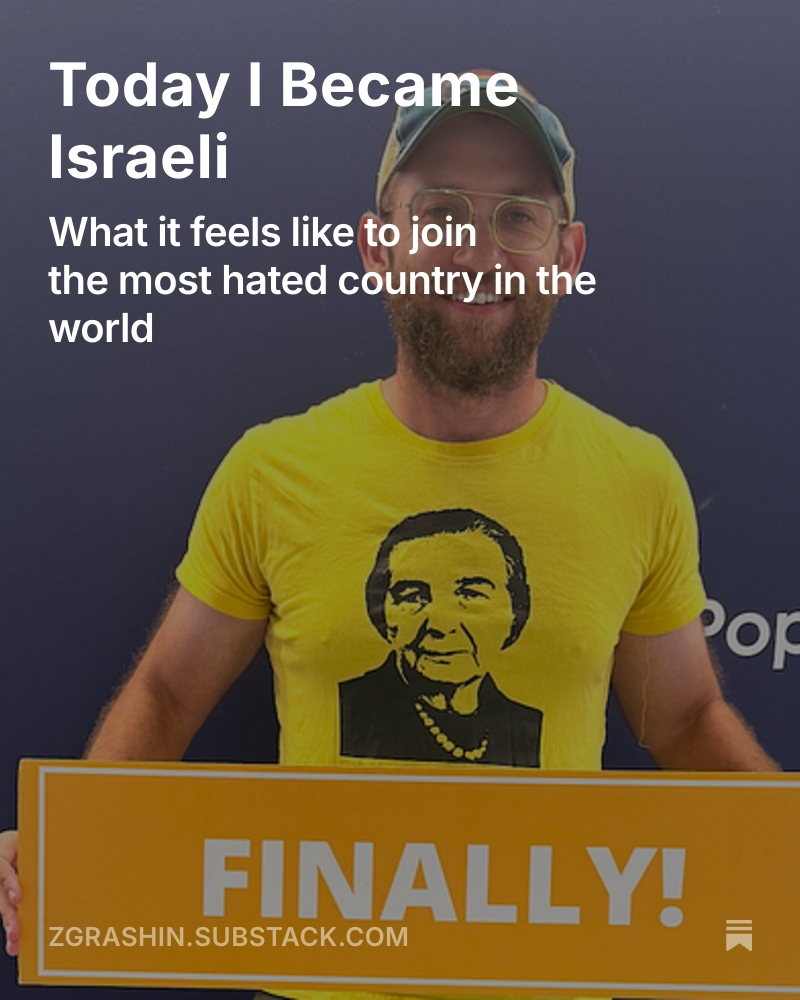 Quickquotables's tweet photo. Today I Became Israeli : Why I'm proud to be a citizen of the most hated country in the world
https://t.co/gl4HMA60Fd https://t.co/p9vYaSXfoN