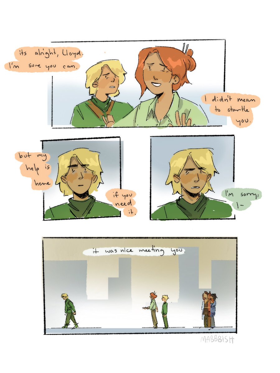 mabbbish's tweet photo. comic from ages ago /its not the hair colour that confused him #ninjago https://t.co/unQUq3oxyk