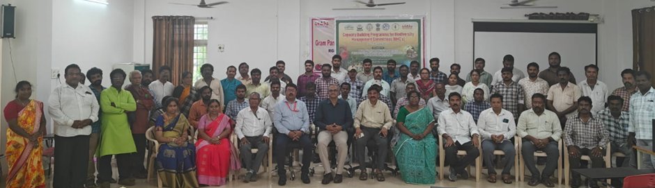 NIRDPR_India's tweet photo. @NIRDPR_India, in collaboration with NBA, Andhra Pradesh State Biodiversity Board & APSIPRD, conducted a Capacity Building Programme for BMCs at Eluru on 17 June 2026.

43 PDOs were trained on PBRs, ABS, biodiversity governance, conservation planning & sustainable resource management.

#Biodiversity #BMC #PBR #ABS #NIRDPR #NBA #AndhraPradesh @MoRD_GoI @mopr_goi