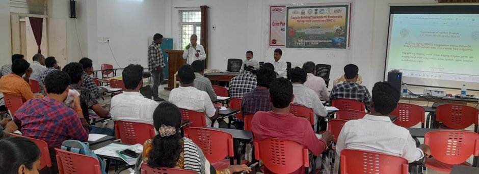 NIRDPR_India's tweet photo. @NIRDPR_India, in collaboration with NBA, Andhra Pradesh State Biodiversity Board & APSIPRD, conducted a Capacity Building Programme for BMCs at Eluru on 17 June 2026.

43 PDOs were trained on PBRs, ABS, biodiversity governance, conservation planning & sustainable resource management.

#Biodiversity #BMC #PBR #ABS #NIRDPR #NBA #AndhraPradesh @MoRD_GoI @mopr_goi