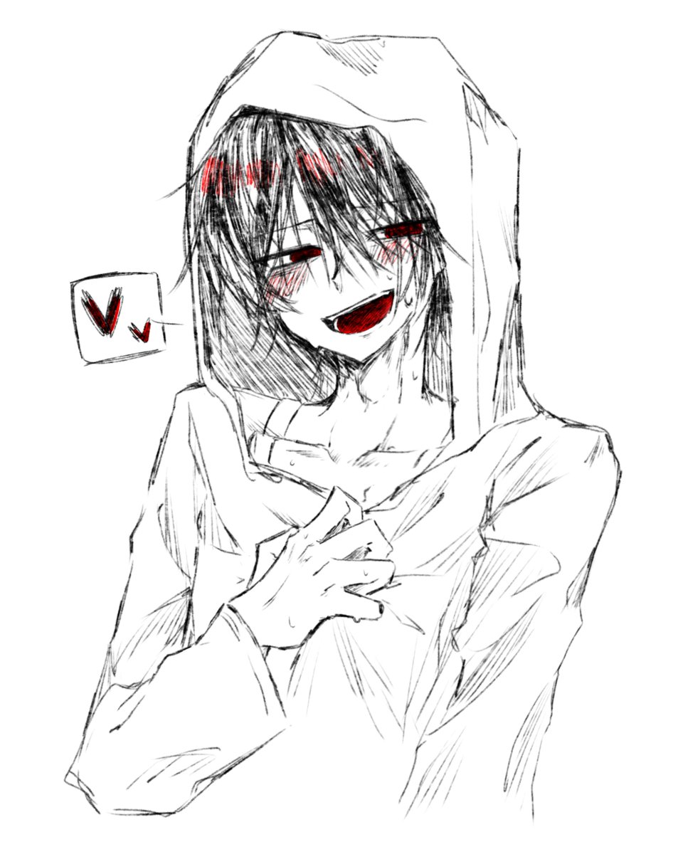 10aAma4's tweet photo. 他SNSでやった自分の絵柄を封印するみたいなやつの絵 https://t.co/oAk7Jno598