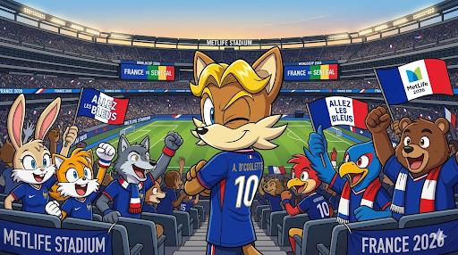 WillCesar5's tweet photo. @xdaredevlx France and Mbappé representating by Antoine from Archie Sonic https://t.co/beMKJOkIuR