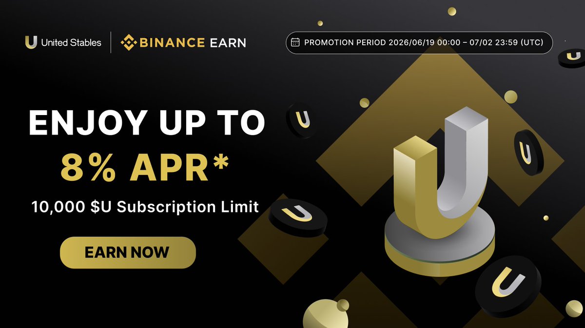 UTechStables's tweet photo. ethereum:0xce24439f2d9c6a2289f741120fe202248b666666 Simple Earn Flexible Product campaign on @binance  has been officially extended to July 2, 2026!

🔸 APR: Up to 8% (on amounts ≤ 10,000 ethereum:0xce24439f2d9c6a2289f741120fe202248b666666) 
🔸 Type: Flexible 

📅 Promotion Period: June 19, 00:00 – July 2, 23:59 (UTC)

Subscribe now to secure your yield 👇
https://t.co/YOp2Gw40LC