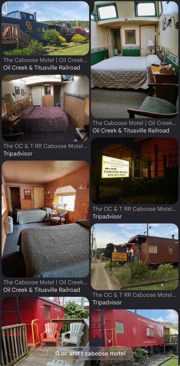 snash391's tweet photo. @Grim_Corp This is the little caboose motel I was talking about. Figure I would feed the fire of your ideas with the inside layouts. Needs some updates but cute and memorable experiences.😉 https://t.co/uimT1yXXHm