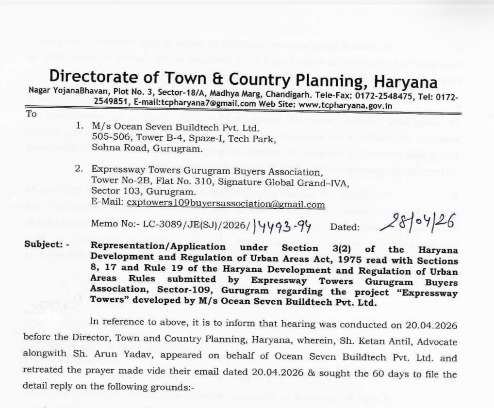 BuyersOsb's tweet photo. क्या कल 19 june 2026 को @dtcphry ek फ्रॉड बिल्डर का लाइसेंस रद्द करेगा और 3000 affordable housing allottees को उनका हक देगा या फिर ये एक अंखा मिचौली का खेल है बायर्स को गुमराह करने के लिए ? क्या @Ajaygaurbjpfbd जी कल का फैसला क्या आपके हाथ में है । एक फ्रॉड बिल्डर या 3000 LIG अलाटीस ? सरकार किसका साथ देगी । या सरकार पर कोई प्रेशर है । Raigarh, महाराष्ट्र , कोटपुतली और जयपुर, Gurugram सेक्टर 109, 69, 70A, 99A ya 88 B konsi kiski ज़मीन है या ये सारा एक झोल है । 
क्या @cmohry @mlkhattar @officeofmlk जी क्या कल एक फ्रॉड बिल्डर जिसकी 8FIR और@dir_ed अरेस्ट है उसको सुना जाएगा या अलाटीस को प्रोजेक्ट दिया जाएगा ताकि वो ख़ुद ही इसे कम्पलीट करवा सके । @PMOIndia @narendramodi @AmitShah @BeingArun28 @BJP4Haryana @BJP4India @MukeshSharmaGG